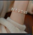 Luxury Pearl Bracelet Birthday Wedding Valentine's Day Gift Elegant Temperament Pearl Bracelet Jewelry. 