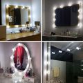 Vanity Light LED Bulbs for Makeup Mirror Stand 10 Bulbs with 3 Light Modes. 