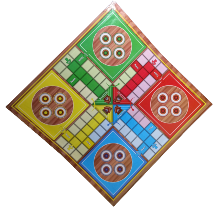 Ludo Board Game (Extra Large Size 24" x 24") Wooden Board