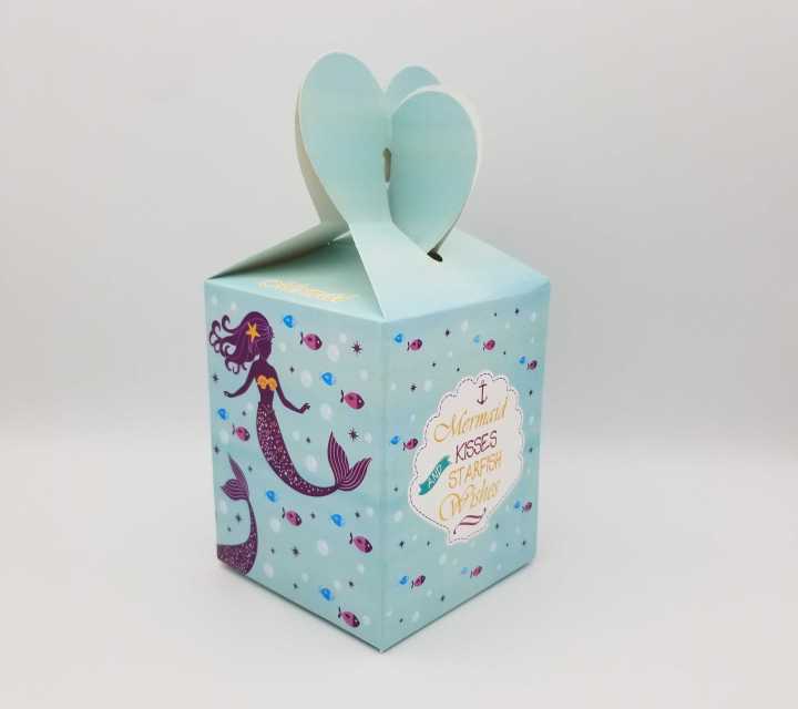 MERMAID THEME GOODY BOX - PACK OF 10 GOODY BOX - MERMAID GOODY BOX