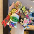 Dragon Ball Keychain PVC Cartoon Anime Figure Trunks Son Goku Piccolo Buu Vegeta Action Figures Key Chain Keyring Bag Pendant. 