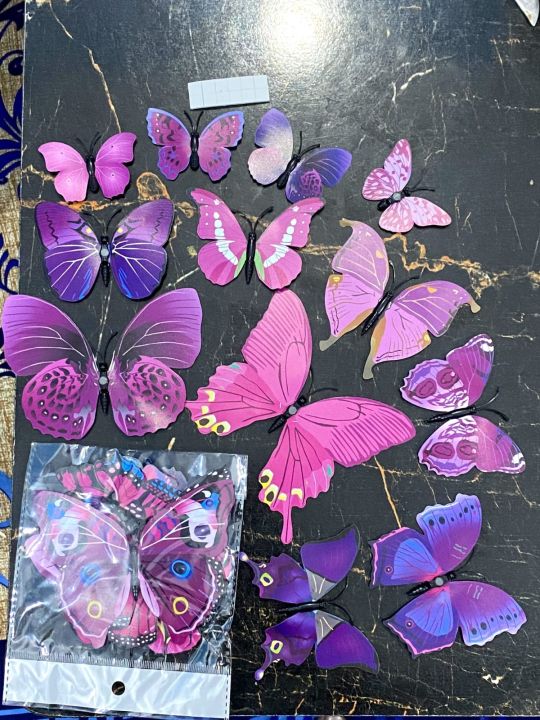 New%20High%20Quality%20Imported%2012pcs/Packet%20Colorful%20Butterfly%20Wall%20stickers%20Fridge%20Magnets%203D%20Butterfly%20Decals%20Design%20Art%20Stickers%20Room%20Magnetic%20Home%20Decor%20DIY%20Wall%20Decoration%20-%20Image%209