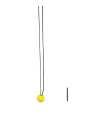Cricket Hanging Tennis ball With high Quilty Rope Ball  Hanging Ball for Practice, Knocking & Training | Hanging Season Ball with Rope IBall with a Cord Cricket Hanging Ball. 