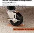 Movable Coffee Table Side Table Tea Table 2-Tier With Wheel. 