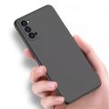Realme 7 pro Matte Black Soft Silicon Back Cover. 