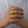 Skyrim Stainless Steel Signet Rings for Men Women Minimalist 5MM Wide Finger Rings 2024 Trend Wedding Couple Jewelry Gift Hot. 