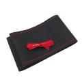 Ultra-fine Fiber Leather Steering Wheel Covers - With Needle & Thread. 