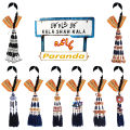 Traditional Punjabi Girls Paranda Handcrafted Hair Accessory for Women - Multi Colors, Ethnic Style. 