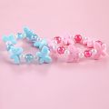 Pink Flower Bow Bracelet For Children Friendship Bracelets For Girls Cute Acrylic Fashion Jewelry Accessories 2022 Charms Gift. 