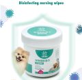 150 Piece Can Pet Dog Cleaning Wipes Pads Facial Paper Towels Pet Eye Ear Wet Wipes Tear Stain Remover Wipes for Cat Dog Puppy Eyes Ears. 