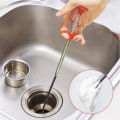 Big Size Stainless Steel Sink Pipeline Cleaner with 4 claws Drain Opener Wire Drain Snake Clog Remover Cleaning Tool Hair Remover Spring Pipe Cleaning Tool For Sewer, Toilet, Kitchen Sink.. 