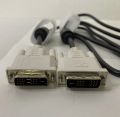 DVI Cable Male To Male 19 Pin 18+1 PC Monitor Display Video 1.5m Lead Ferrites. 