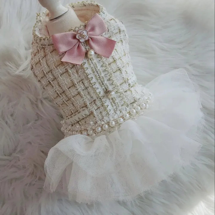 Princess%20Dog%20Dress%20Cat%20Dresses%20Plaid%20Lace%20Design%20Girl%20Pet%20Puppy%20Skirt%20Warm%20Clothes%20Outfit%20-%20Image%205