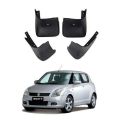Mud Flaps Or Splash Guards For Suzuki Swift _ Black Colour. 