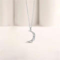 Sun and Moon Couple Necklace Men and Women Premium Simple Sun and Moon Pendant Necklace INS Valentine's Day Gift. 