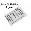 Desiccant Silica Gel 100Pcs 1gm. 