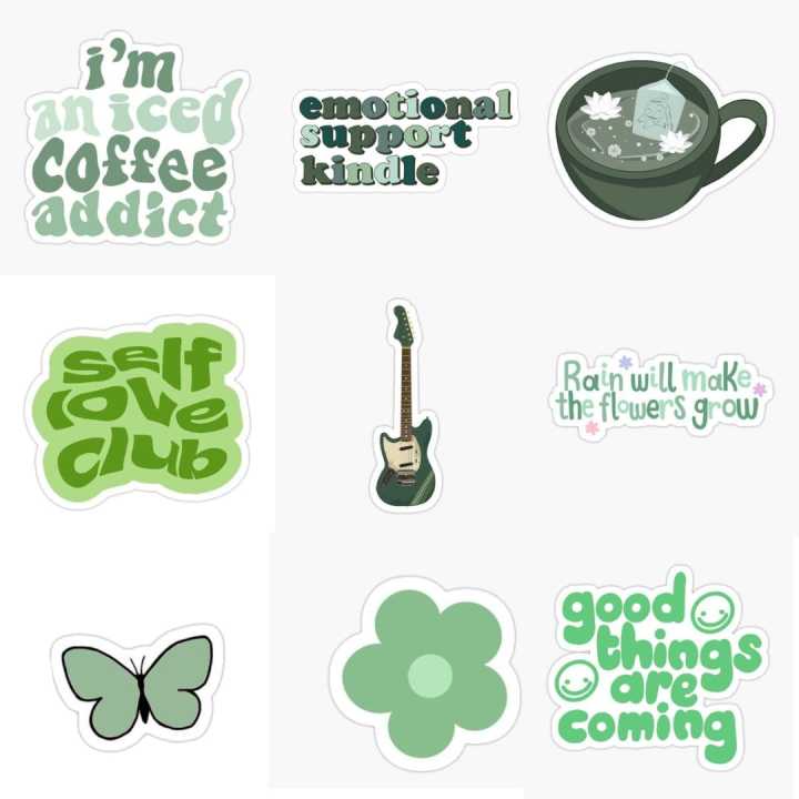 25pcs%20GREEN%20AESTHETIC%20sticker%20pack%20based%20on%20cool%20trendy%20stickers%20and%20music%20ideal%20for%20journaling,%20guitar,%20diaries,%20notebooks,%20phone%20covers,%20laptops,%20skateboards%20aesthetic%20girly%20green%20aesthetic%20cute%20-%20Image%207