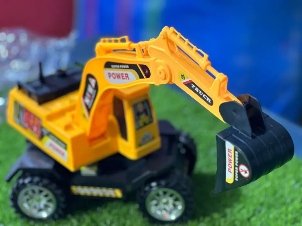 Yellow Crane Toy Construction Truck Toy for Kids Durable