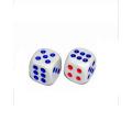Pack Of 2 Regular Ludo Dice - White. 