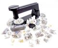 GeMagic ... Add Sparkle to Almost Anything ... Create Eye-Popping Fashions in Just Seconds ... Includes GeMagic Tool, Portable MiniMagic, 300 Assorted Studs (rhinestones--imitation, gemstones--imitation & stars), idea book. 