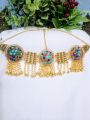 Premium Quality Matha Patti Afghan Tribal Style Head Jewelry – Multicolor Stones – Golden & Silver Options - Traditional Jewelry. 