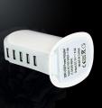 30W 5 USB Multi-Port Plug Charger Desktop HUB Charging  Station Power Adapter. 