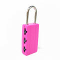 Head Plastic Password Lock Small Padlock Cartoon Mini Cabinet Lock Trolley Box Small Lock. 