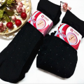 Pack of 3 Ladies Dot Print Thumb Socks - High-Quality Fabric. 