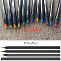 Wooden Rainbow Colored Pencils, 7 Color In 1 Rainbow Pencils, For Sketching, (12). 