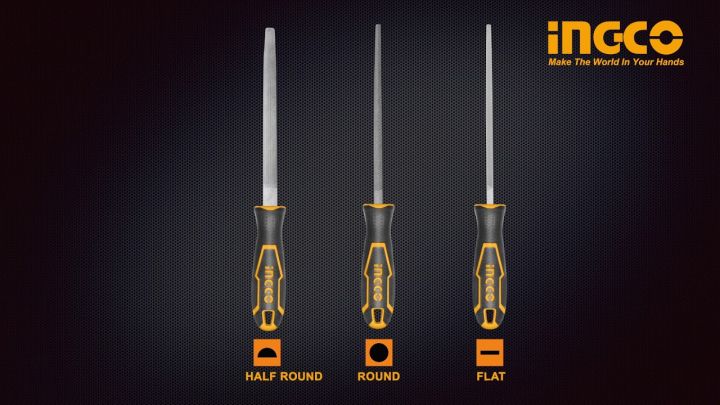 INGCO 3pcs steel file set