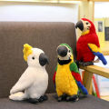 Plush Toy Comfortable Parrot Pattern PP Cotton Kids Plush Toy Ornaments for Home. 