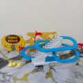 Electric Duck Climbing Stairs Toy with Track | Musical Roller Coaster Duck Race with LED Lights & Music | Battery Operated Duck Slide Toy for Kids Boys & Girls | Fun Duck Stair Climbing Toy for Toddlers and Kids | Educational & Fun Gift (3 Ducks Included). 