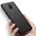 Samsung Galaxy J5 Pro / J6 / J6 Plus / J7 Max / J7 Prime / J7 Pro Soft Silicon Matte Black Back Cover Case Airbag Antishock With Camera Protection Bump. 