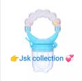 Baby Fruit pacifier Silicone Fruit Soother Food Feeder with Rattle Toy. 