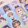 Make A Face Sticker Book Colorful Funny Creativity with 12 Pages and 100 Stickers Dress up Princess Doll Sticker for Kids Girls Party Favors. 