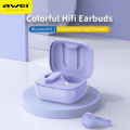Awei T36 TWS Earbuds With 5 Hours Playtime, Bluetooth V5.3, Zero Delay, Bass Sound. 