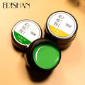 EDishan New Filling Nail Paint Glue Solid Color Painting Drawing Line Adhesive 12 Colors Removable Light Therapy Nail Polish Glue. 