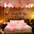 Pink & White Birthday Balloons Theme for Birthday Girls / Adult birthday Party Decorations. 