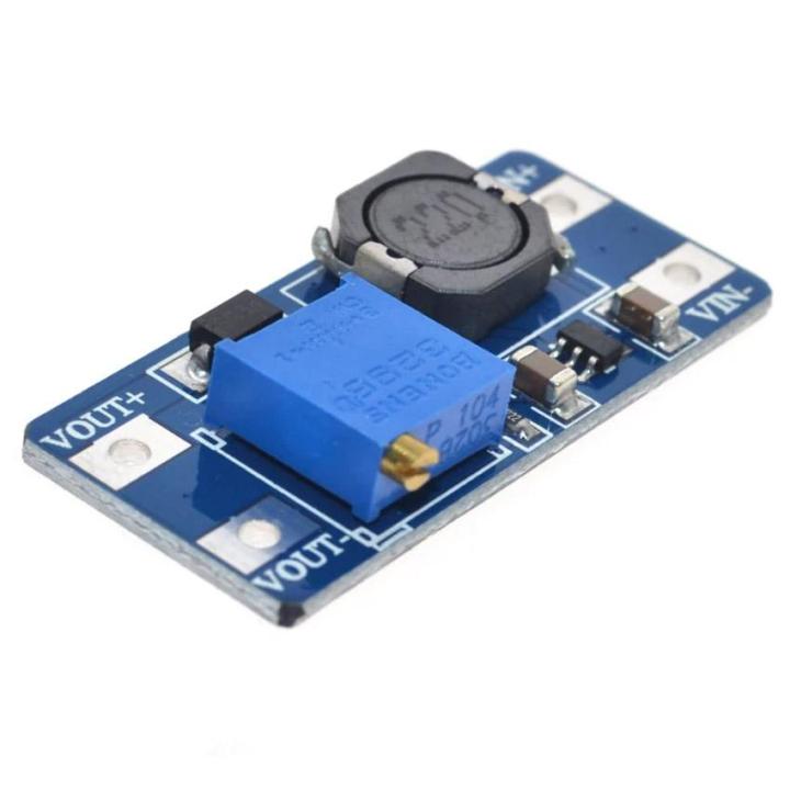 MT3608%202~24V%20to%202~28V%202A%20Max%20DC-DC%20Adjustable%20Step%20Up%20Booster%20Module%20-%20Image%203