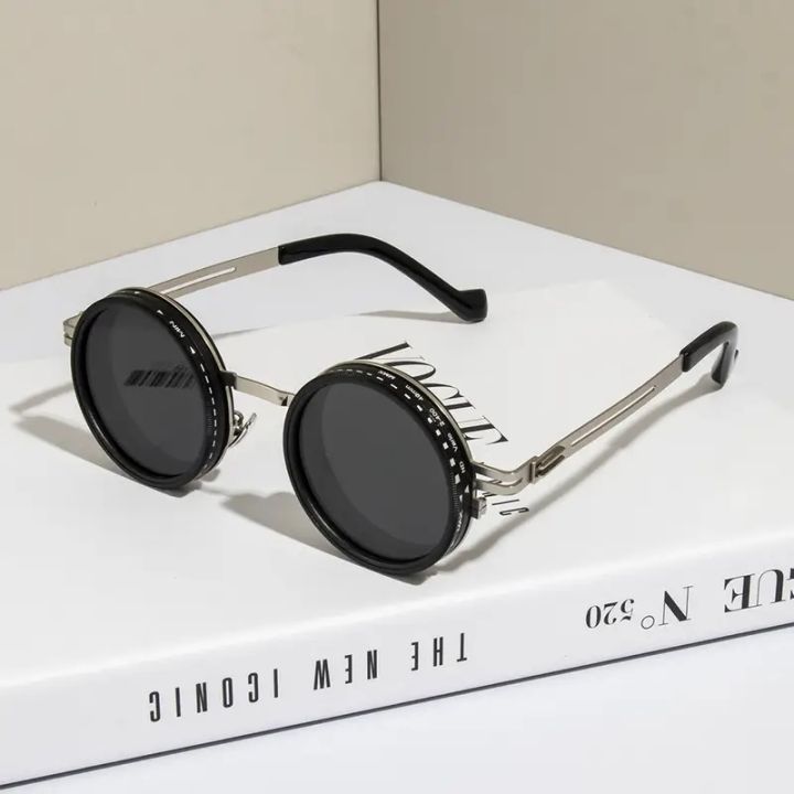 Men'S%20Adjustable%20HD%20Anti-Glare%20Sunglasses%20-%20High-Quality%20Protection,%20Round%20Frame,%203-in-1%20Anti-UV,%20Anti-Glare,%20Anti-Exposure,%20Professional%20&%20Casual%20Use,%20Stylish%20Eyewear,%20Durable%20Eyewear%20-%20Image%205