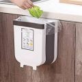 Kitchen Waste Bin, Foldable Multifunctional New Generation 9L Wall Waste Bin, Trash bin, Dust Bin, Large Capacity for Kitchen, Cupboard Door, Car, Bathroom, Office and Bedroom. 