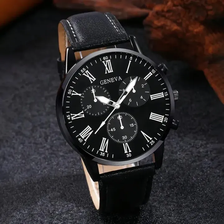 4pcs%20Men'S%20Watches%20Women'S%20Watches%204pcs%20Casual%20And%20Fashionable,%20Rome%20Numerals,%20Round%20dial,%20Quartz%20Watch%20And%20Pendant%20Necklace,%20Cuban%20Bracelet,%20Ring%20Set%20Men%20Party%20Holiday%20Birthday%20Wear%20Or%20As%20Brother%20Suitable%20for%20Festivals%20The%20Best%20Gift%20for%20A%20Man%20No%20Box%20-%20Image%207