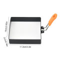 Square Stainless Steel Egg Mold Egg Fried Rings Non- Square Pancake Mold Muffins Omelet Maker Frying Eggs Cooking Tool. 