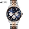 Guess Odyssey Blue Dial Two-Tone Stainless Steel Watch For Men-W1107G3. 