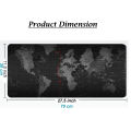World Map Original Extended Extra Large Gaming Mouse Pad For PC Laptop Gamers Home Offices For Keyboard Mouse Full Table Desk Waterproof XL Anti Slip Smooth Mousepad Mouse Matt. 