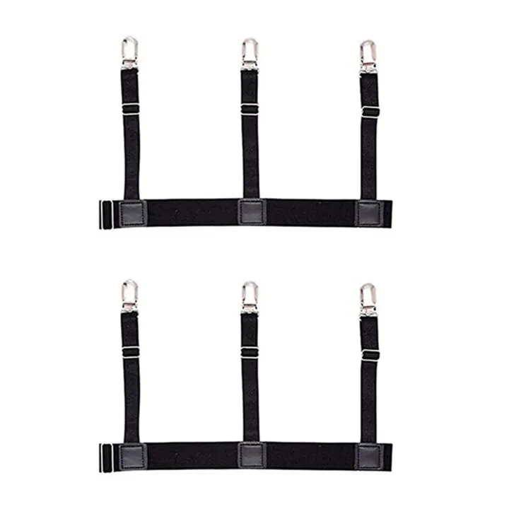 Likovie Elastic Band Shirt Stays Adjustable Shirt Garters for Wrinkle-free Look Easy to Use Hidden Shirt Retainers for Men Women Skin-friendly Elastic Bands Prevents Shirt Wrinkles Buyers' Choice Shirt