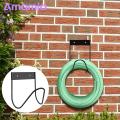 Workshop Hose Storage Stainless Steel Wall Mount Pipe Storage Rack Space-saving Hose Holder Organizer for Home Garden Outdoor 1 Set Wall Mounted Hose Rack. 