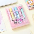 Cartoon Eye Protection Color Graffiti Pen Student Journal Mark Fluorescent Pen Eye Protection Color Double-Headed Fluorescent Pen Set. 