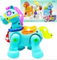 Battery Operated Cute Pony Horse Toy For Kids Boy Girl Walk Light Sound. 