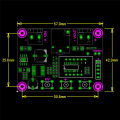 DC Voltage Protection Module High Voltage Under Voltage Battery Disconnect Output Protection Board. 